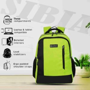 green and black backpack manufactured by carrizo , a backpack manufacturer in mumbai